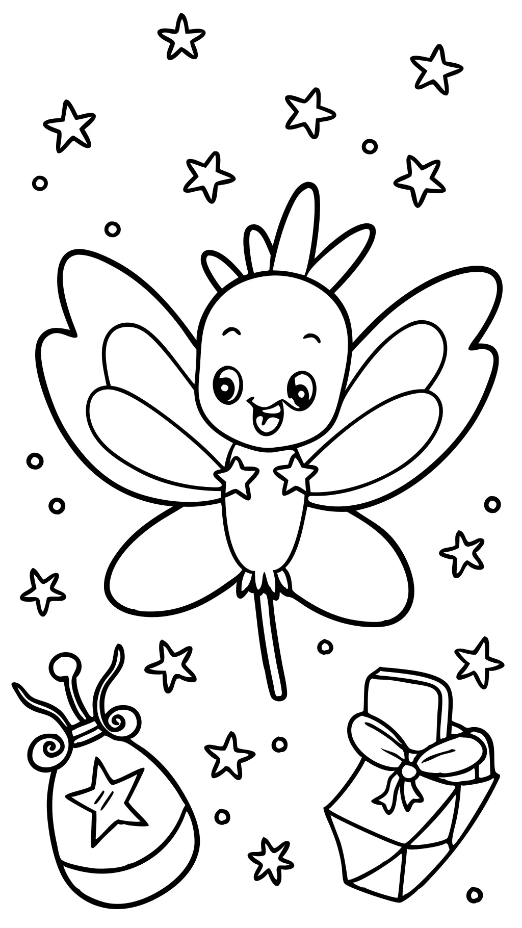 coloring pages tooth fairy